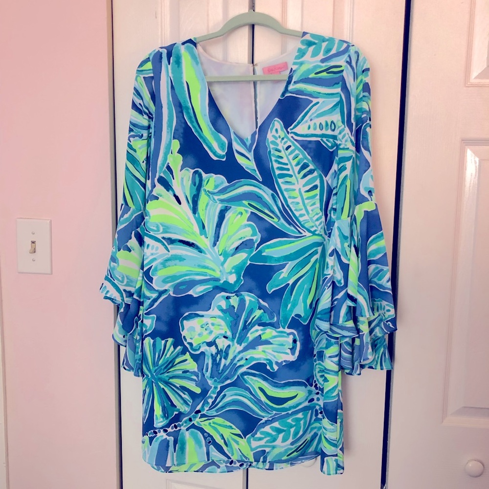 Lilly Pulitzer bell sleeve dress